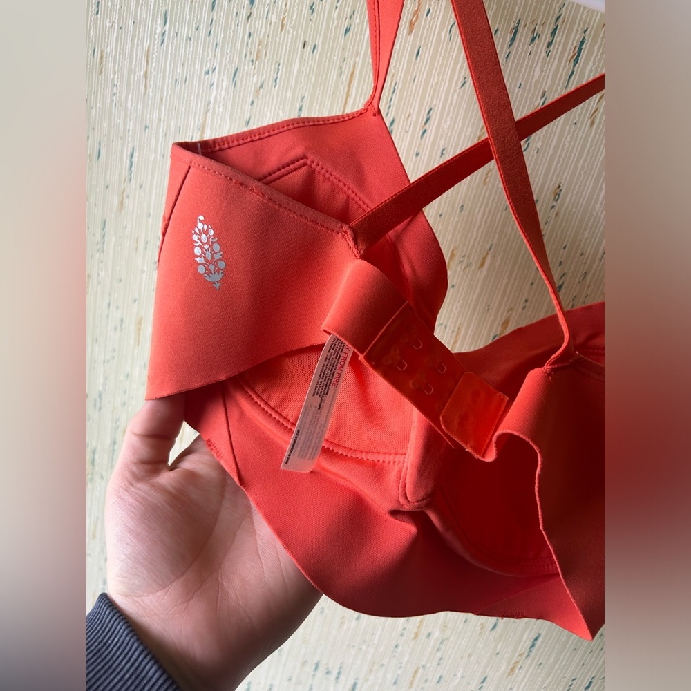 Free People Orange Bra! Like New Condition